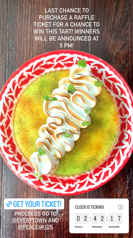 Raffle: Spicy Makrut Lime Meringue Tart